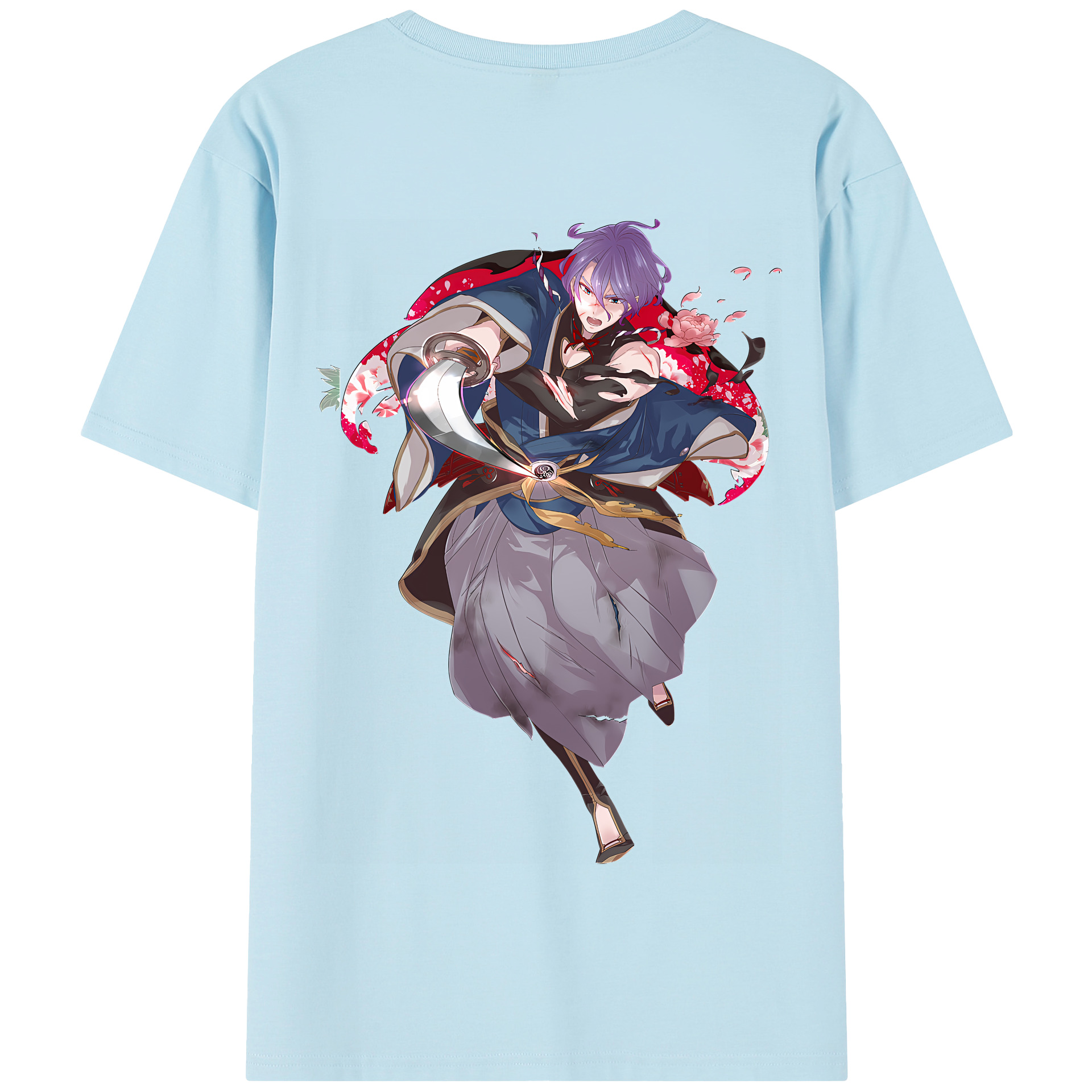 （画像用） 刀剣乱舞 Touken Ranbu 綿100％半袖Tシャツ（背面プリント）